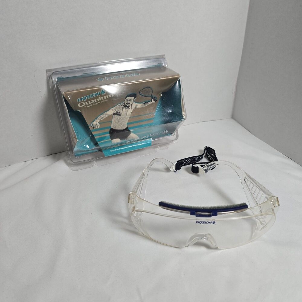 Ektelon Quantum Racquetball Glasses #3171021 Safety Eyewear Anti-Fog NOS 1987